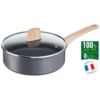 Sauteuse Tefal Natural Force G2663202 24 cm Gris et Beige