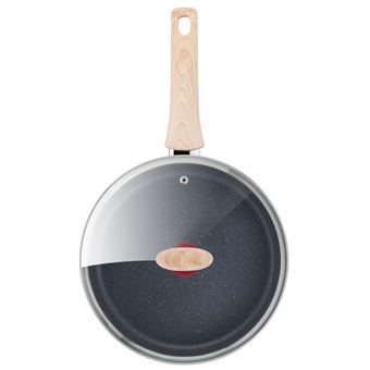 Sauteuse Tefal Natural Force G2663202 24 cm Gris et Beige