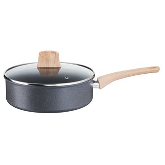 Sauteuse Tefal Natural Force G2663202 24 cm Gris et Beige