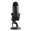 Microphone Blue Yeti filaire pour PC Mac Noir