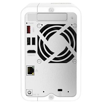 Serveur NAS Qnap TS-262-4G 2 baies 4 Go Blanc