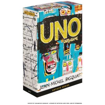 Jeu de cartes Mattel UNO Basquiat Artiste