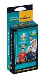 Blister de 7 pochettes Panini Foot Trading Cards UEFA EURO 2020