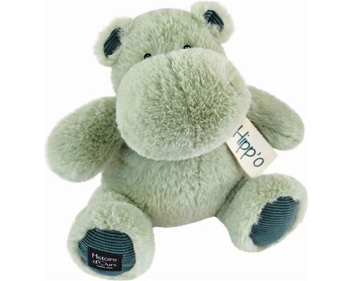 Histoire D Ours Vert Amande Peluche Histoire D'ours Hippo 25 Cm