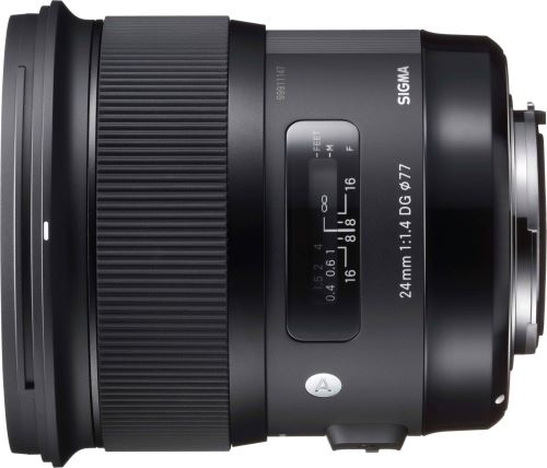 Objectif Hybride Sigma 24 Mm F/1.4 Dg Hsm Art Noir Monture L