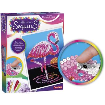 Jeu Créatif Lansay Mille et Un Sequins Flamant Rose