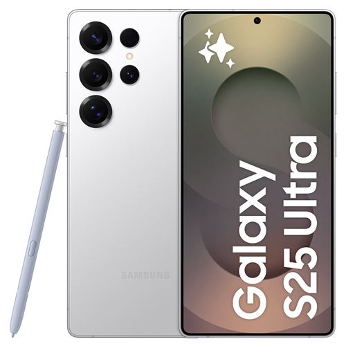 Smartphone Samsung Galaxy S25 Ultra 6,9"" 5G Nano SIM 512 Go Argent Titane État correct - Samsung reconditionné disponible sur Fnac