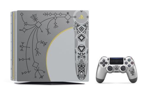 Console Sony PS4 Pro Edition Limit&eacute;e + Manette PS4 God Of War Sans fil