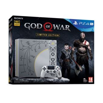 Console Sony PS4 Pro Edition Limitée + Manette PS4 God Of War Sans fil