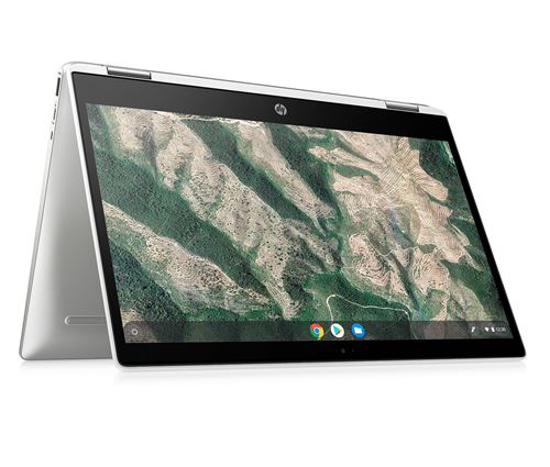 HP Chromebook x360 14bca0021nf 14 touchscreen keramiek wit FR Keyboard