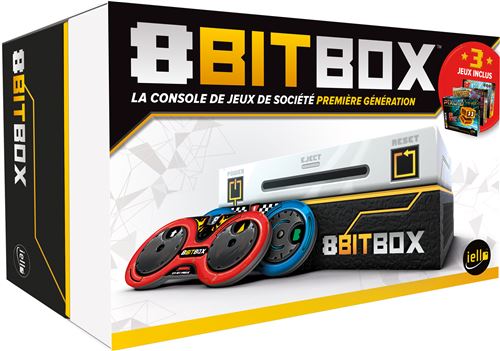 Jeu D'Ambiance Iello 8Bit Box Console De Jeux De Société Avec 3 Jeux