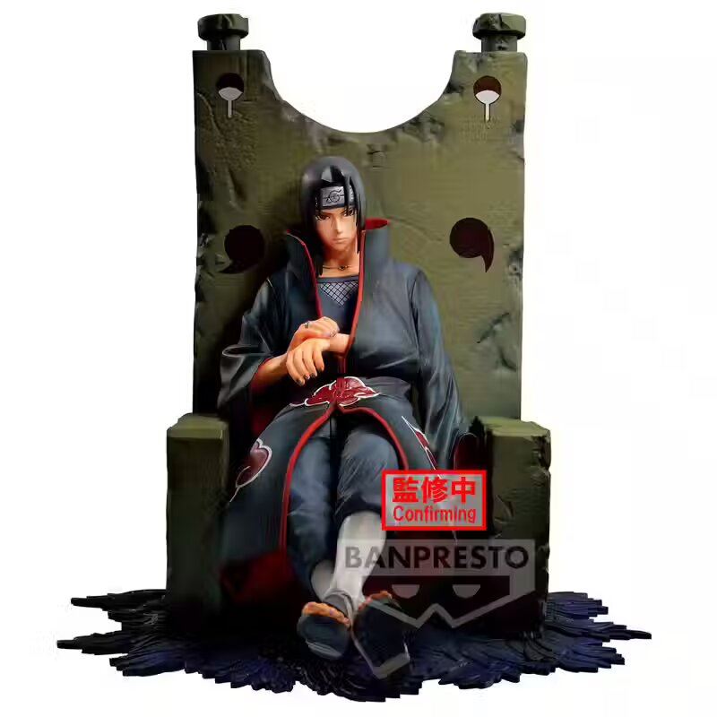 Figurine Itachi Uchiwa 30 Cm – PVC De Qualité, Socle Inclus, Neuve Sous Blister