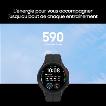 Montre connectée Samsung Galaxy Watch5 Pro Bluetooth Noir