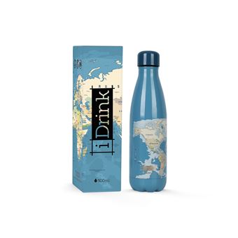 Bouteille Itotal Graphics Blue Map 500 ml