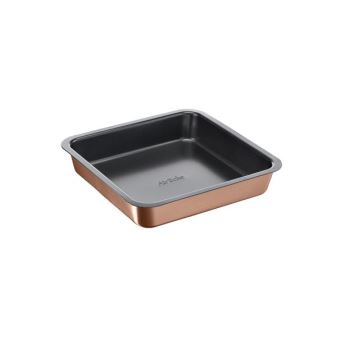 Moule A Cake Carre Tefal Airbake 23x23 Cm Anti Adhesif Acier Marron Achat Prix Fnac