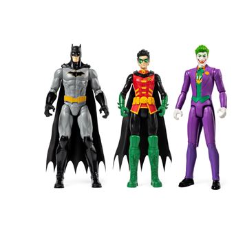 Pack 3 Figurines 30 CM Batman Robin Le Joker