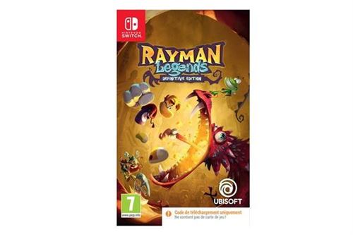 Pochette avant du jeu Rayman Legends Definitive Edition Code in a Box Nintendo Switch