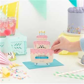 Carte anniversaire Mr. Wonderful Bougies à souffler