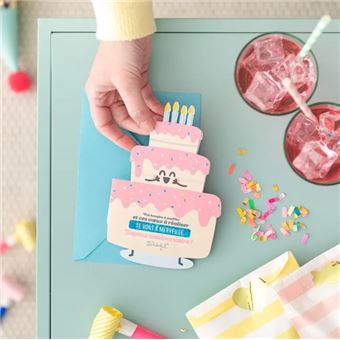 Carte anniversaire Mr. Wonderful Bougies à souffler