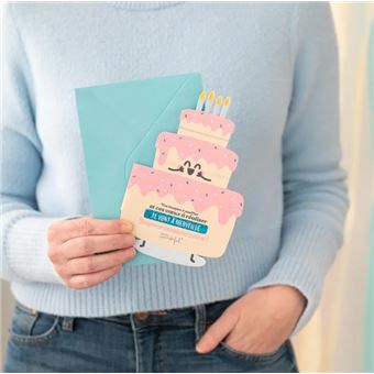 Carte anniversaire Mr. Wonderful Bougies à souffler