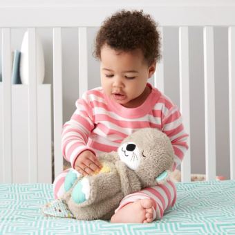 Câlins Bonne Nuit Doudou Musical Et Lumineux AUEJACKY - Ours Qui Respire, Veilleuse Bébé