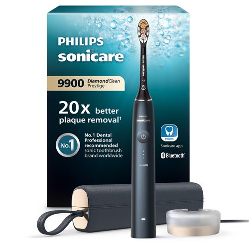 Brosse à Dents Électrique Philips Sonicare 9900 Diamondclean Prestige Bleu HX9992/12
