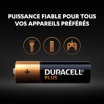 Duracell Plus Power MN1500 - Batterie 4 x type AA - Alcaline