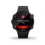 Garmin Forerunner 45S - Noir - montre de sport avec bande - silicone - noir - taille du bracelet : S - affichage 1.04" - Bluetooth, ANT+ - 32 g