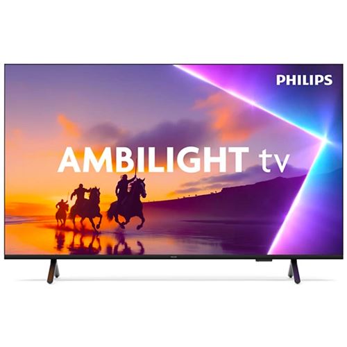 Philips 55Pus8550 - Classe De Diagonale 55" TV LCD Rétro-Éclairée Par Led - QLED - Smart TV - Titan Os - 4K UHD (2160P) 3840 X 2160 - Hdr - Noir Mat