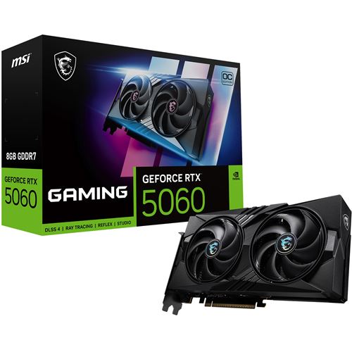 Carte Graphique MSI Nvidia GeForce RTX 5060 8G GAMING OC