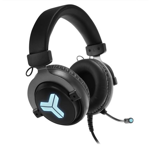 Casque Gaming filaire Elyte HY-300 Pro Noir et bleu