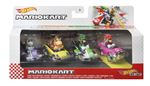 Pack de 4 véhicules Hot Wheels Mario Kart