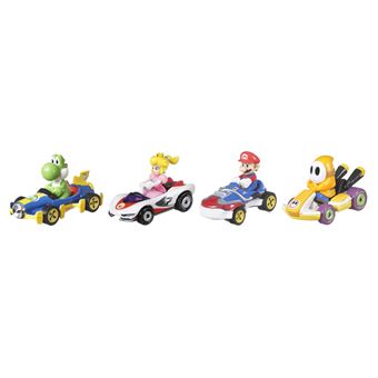 Pack de 4 véhicules Hot Wheels Mario Kart