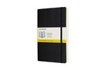 Carnet augmenté classique grand format quadrillé Moleskine couverture souple Noir