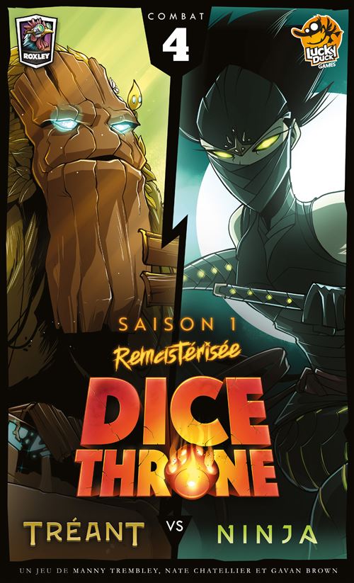 Lucky Duck Games Dice Throne Saison 1 Treant Vs Ninja