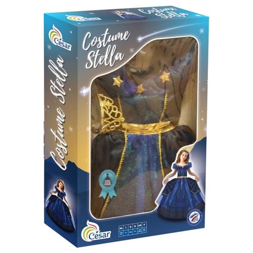Cesar Prinses Stella Kostuum Maat 3-5 Jaar