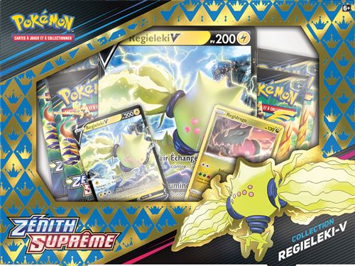 Pok&eacute;mon EB12.5 : Coffret V 4 Boosters Regielek-V Multicolore Pokemon