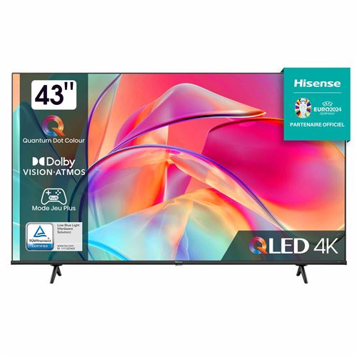 Tv Qled Hisense 43E79Kq 108 Cm 4K Uhd Smart Tv Noir