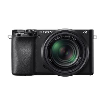 Boîtier Nu Hybride Sony Alpha A6100 Noir + Objectif Sony E PZ 16-50mm f/3.5-5.6 OSS + Objectif Sony E 55-210mm f/4.5-6.3 OSS