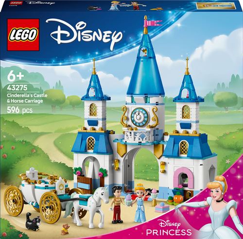 LEGO Disney - Le château de Cendrillon et la calèche - 596 pièces - Image 3