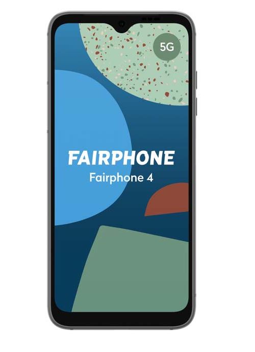 Fairphone 4 - 5G smartphone - dual-SIM - RAM 6 GB / intern geheugen 128 GB - microSD slot - lcd-scherm - 6.3 - 2340 x 1080 pixels - 2x achtercamera's 48 MP, 48 MP - front camera 25 MP - grijs