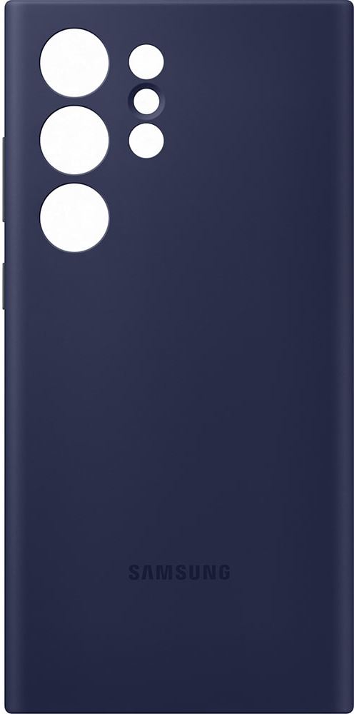 Coque en silicone pour Samsung Galaxy S23 Ultra 5G Bleu