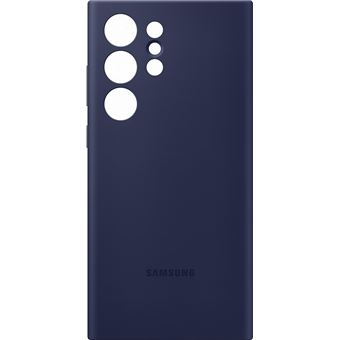 Coque MagSafe Samsung S23 Ultra Bi-matière Fine Contour Bleu Nuit - Français
