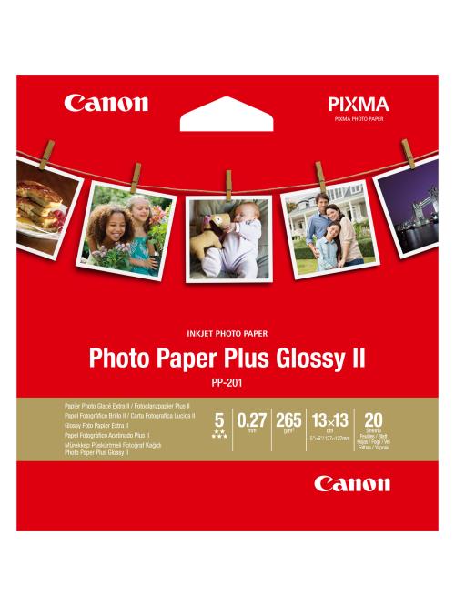 Papier Photo Canon Plus Glossy 2 13 x 13 cm
