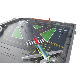 Matchbox - Coffret Aeroport Matchbox, avec sons, accessoires, 1 voiture et 1 avion inclus - Circuit / Petites voiture - Des 3 an