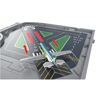 Matchbox - Coffret Aeroport Matchbox, avec sons, accessoires, 1 voiture et 1 avion inclus - Circuit / Petites voiture - Des 3 an