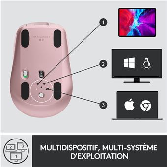 Logitech MX Anywhere 3 pour Mac: souris sans fil Bluetooth