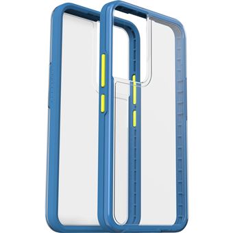 Coque renforcée pour Samsung Galaxy S22 LifeProof See Transparent contour Bleu