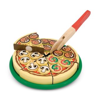Semme Jeu de Nourriture Jeu de Coupe Pizzas en Plastique Jeu de Simulation  : : Jeux et Jouets