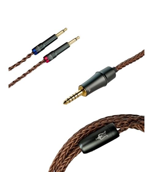 Câble premium symétrique cuivre Meze audio mono 3,5 mm à 4,4 mm - Meze Audio